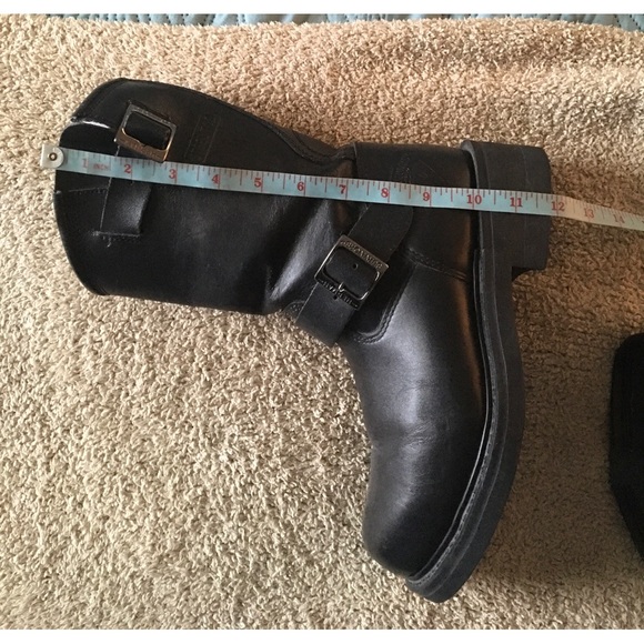 Herman Survivors Vintage Engineer/Motorcycle Boots Black Sz. 7 - Picture 12 of 14